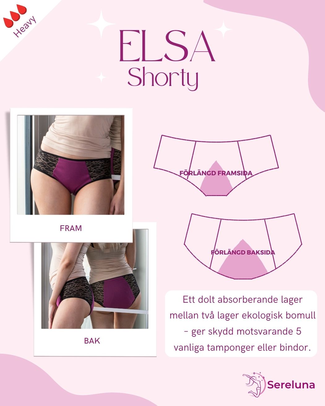 Elsa Shorty - Purple
