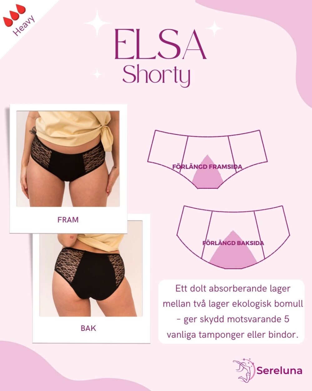 Elsa Shorty - Black